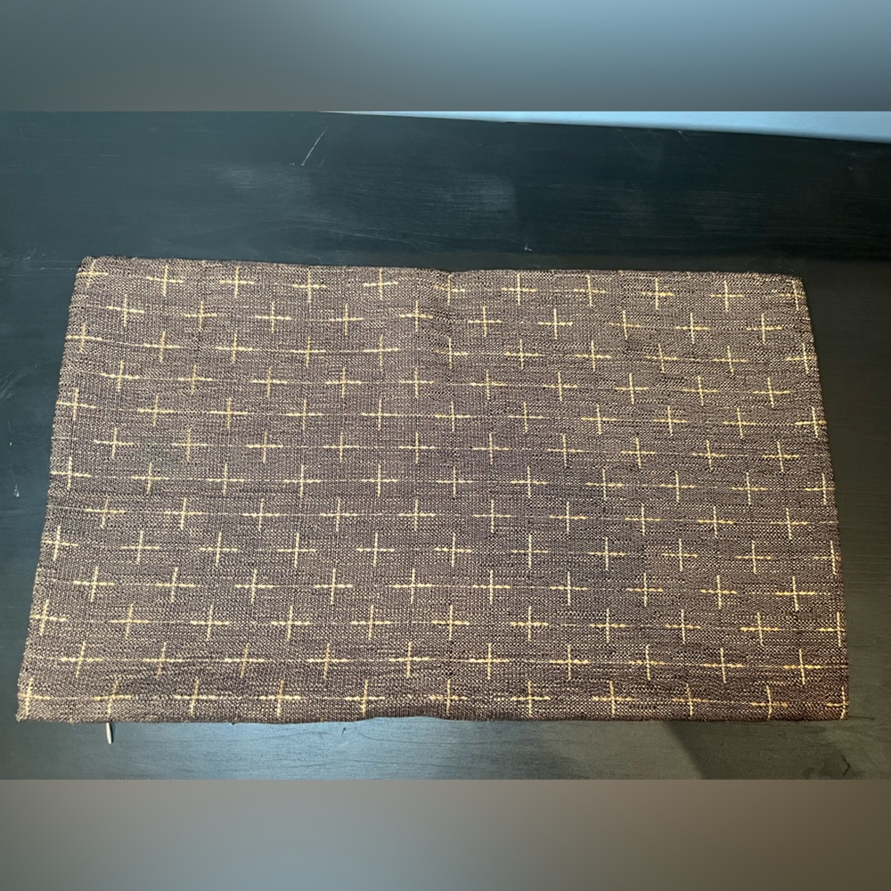 Elegant Brown Accent Pillow